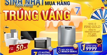 SINH NHẬT RỘN RÀNG - MUA HÀNG TRÚNG VÀNG